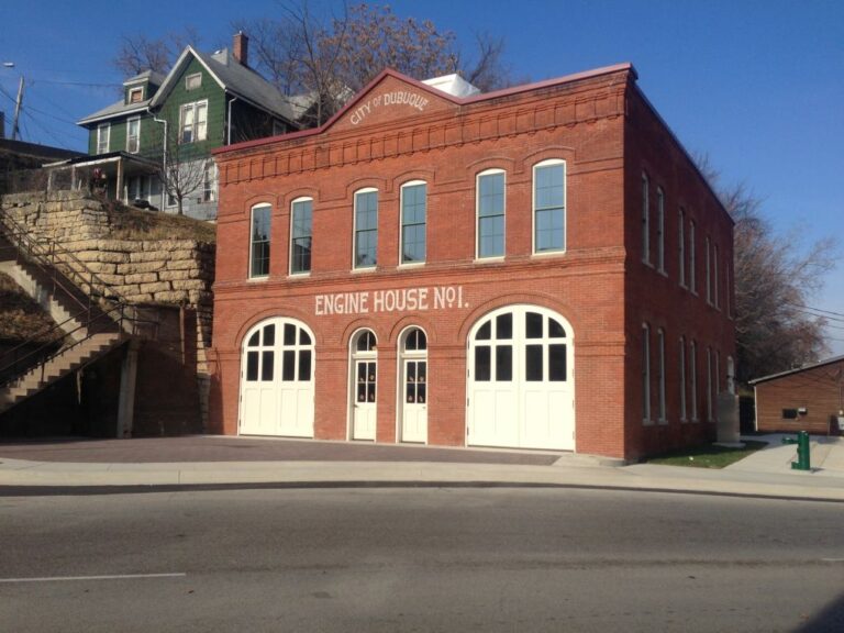 Historic Masonry on Engine House in Dubuque