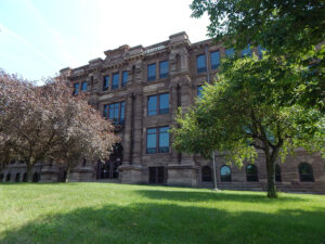 Davenport Central School exterior brick façade