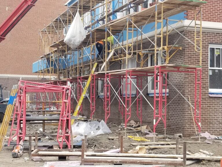 Horace Mann Elementary new masonry construction