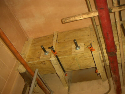 Local plant interior masonry