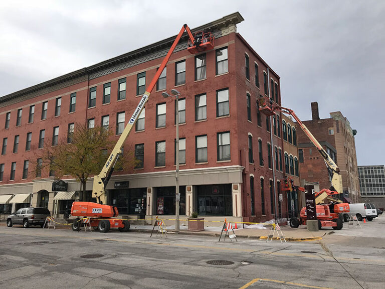 Rock Island Renaissance Building Brick Replacement